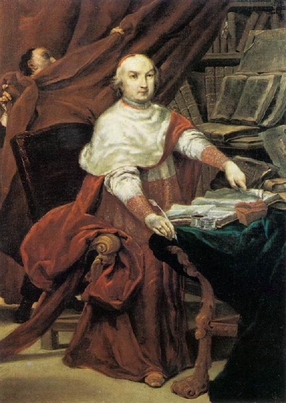 CRESPI, Giuseppe Maria Cardinal Prospero Lambertini dfg France oil painting art